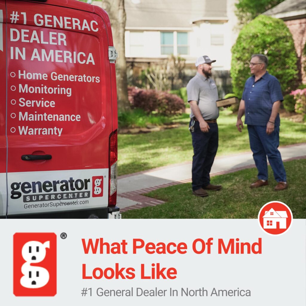 Installation of a Generac home backup generator in Massachusetts, ensuring power continuity during outages